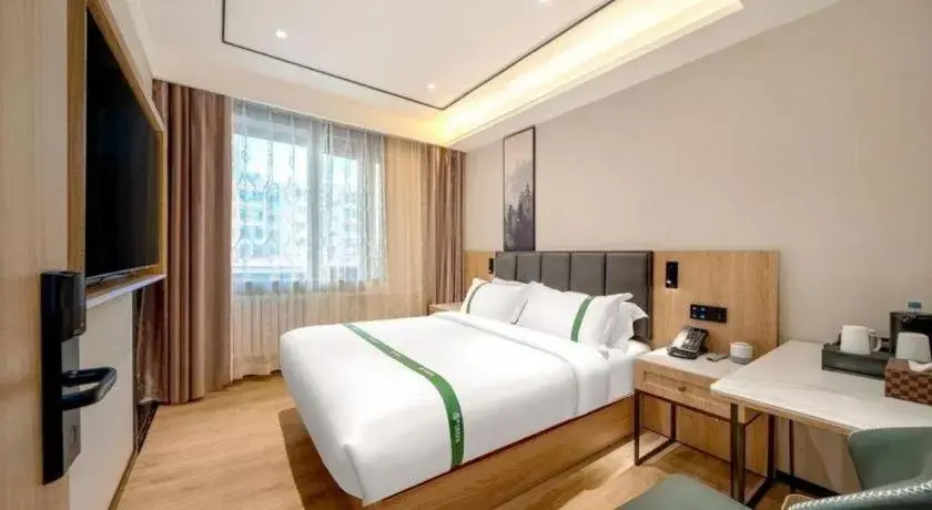 Bed in GreenTree Inn Harbin Central Avenue Bed in GreenTree Inn Harbin Central Avenue