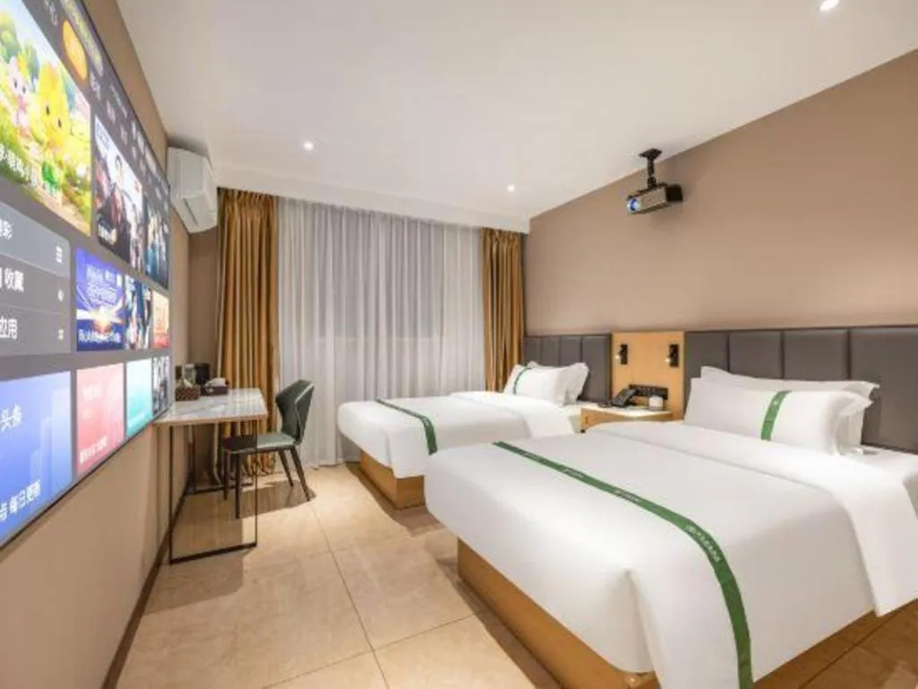 Bed in GreenTree Inn Harbin Central Avenue