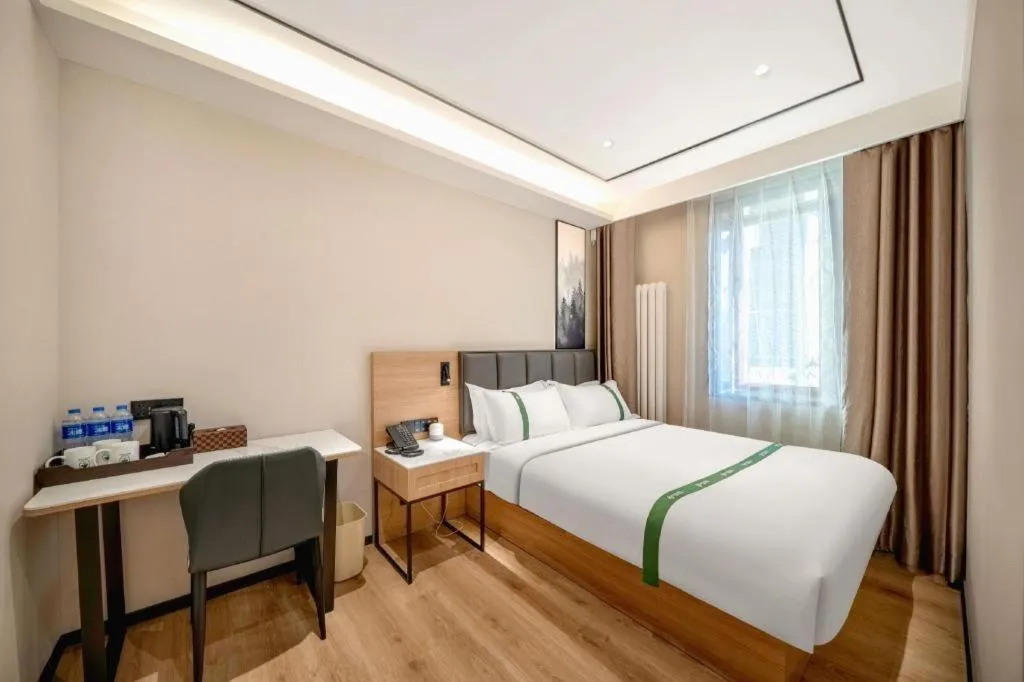 Bed in GreenTree Inn Harbin Central Avenue