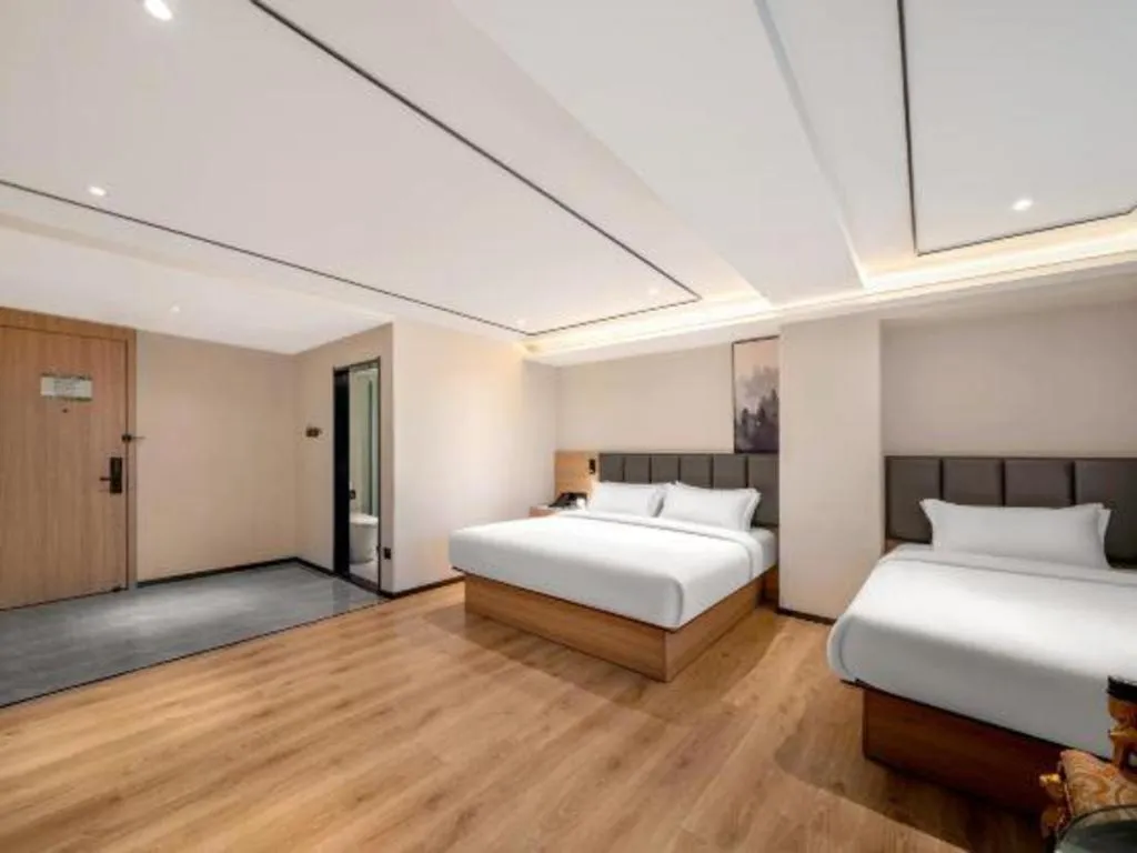 Bed in GreenTree Inn Harbin Central Avenue