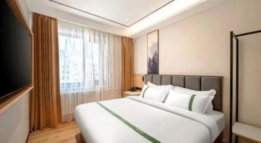 Bed in GreenTree Inn Harbin Central Avenue Bed in GreenTree Inn Harbin Central Avenue