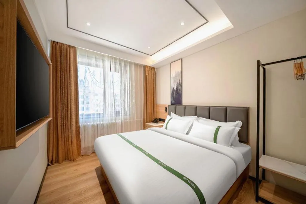 Bed in GreenTree Inn Harbin Central Avenue
