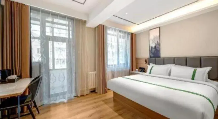 Bed in GreenTree Inn Harbin Central Avenue Bed in GreenTree Inn Harbin Central Avenue