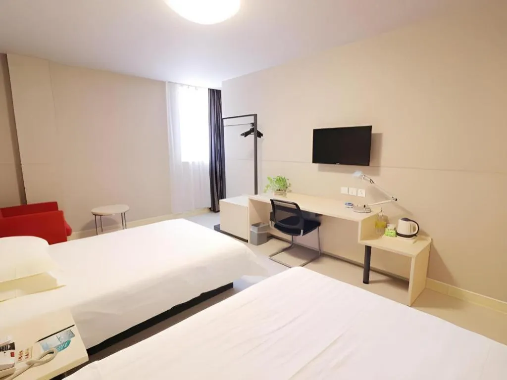 Bed in Jinjiang Inn Shanghai Minhang Zhuanqiao