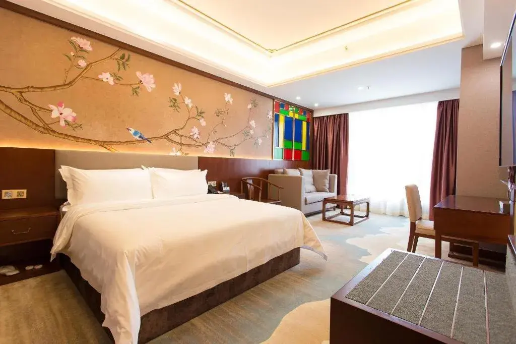 Bed in Nan Guo Hotel Bed in Nan Guo Hotel