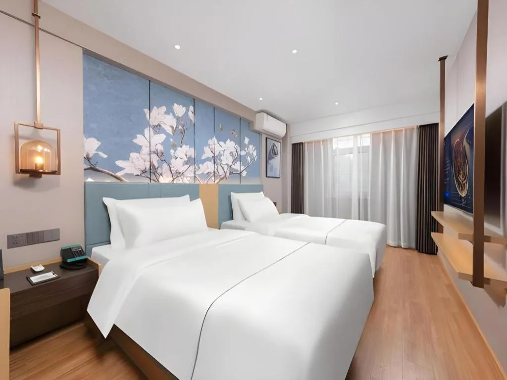 Bed in Magnotel Classic Shenyang General Hospital of Northern Theater Command