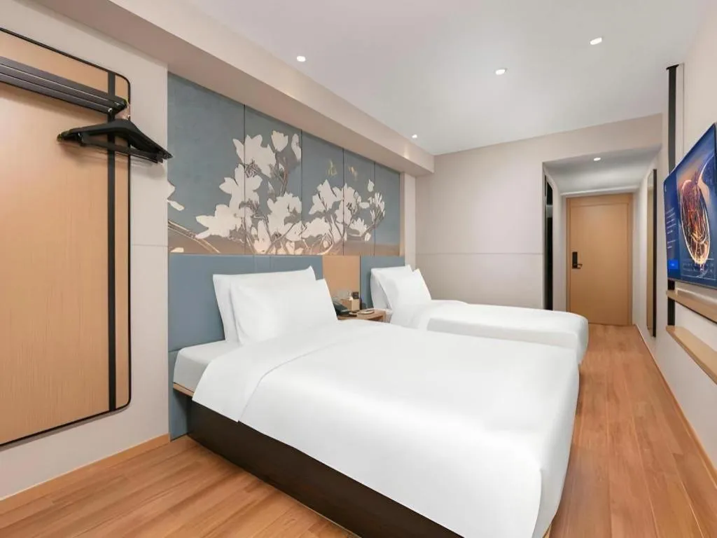 Bed in Magnotel Classic Shenyang General Hospital of Northern Theater Command