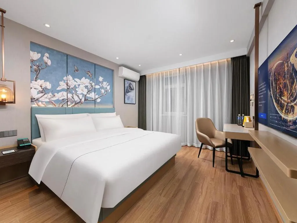 Bed in Magnotel Classic Shenyang General Hospital of Northern Theater Command