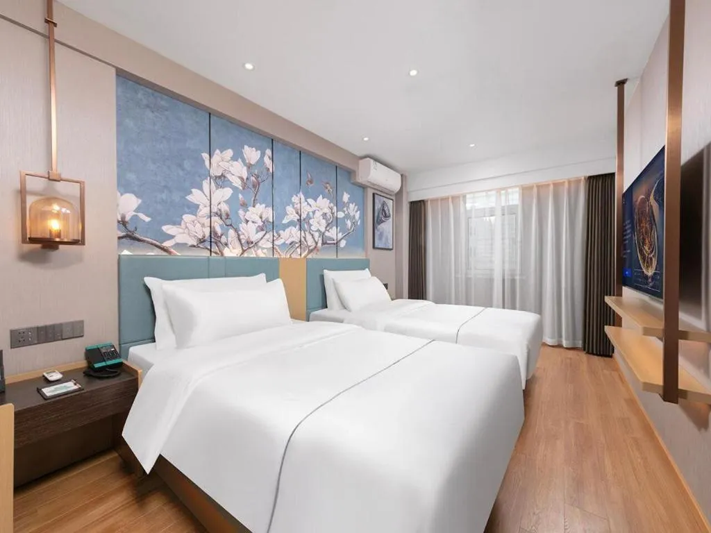 Bed in Magnotel Classic Shenyang General Hospital of Northern Theater Command