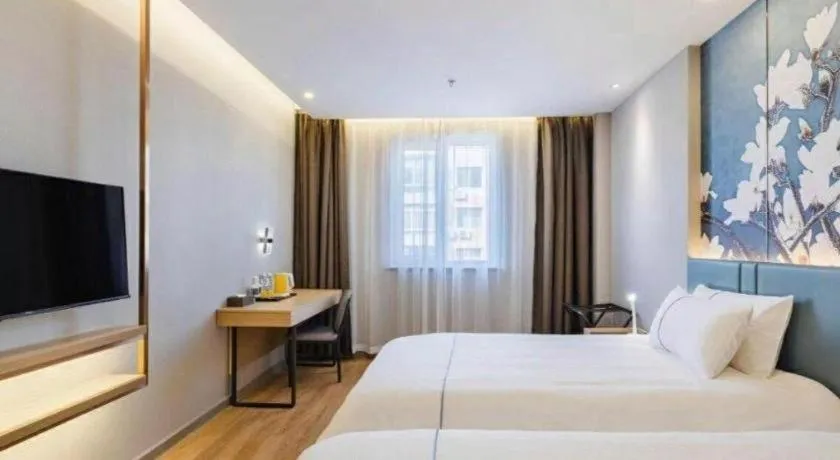 Bed in Magnotel Classic Shenyang General Hospital of Northern Theater Command