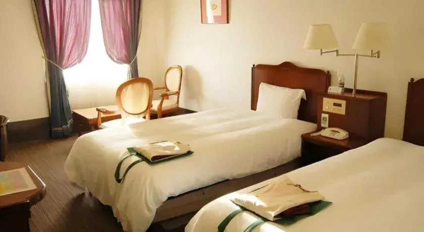 Bed in Hotel Lorelei Bed in Hotel Lorelei