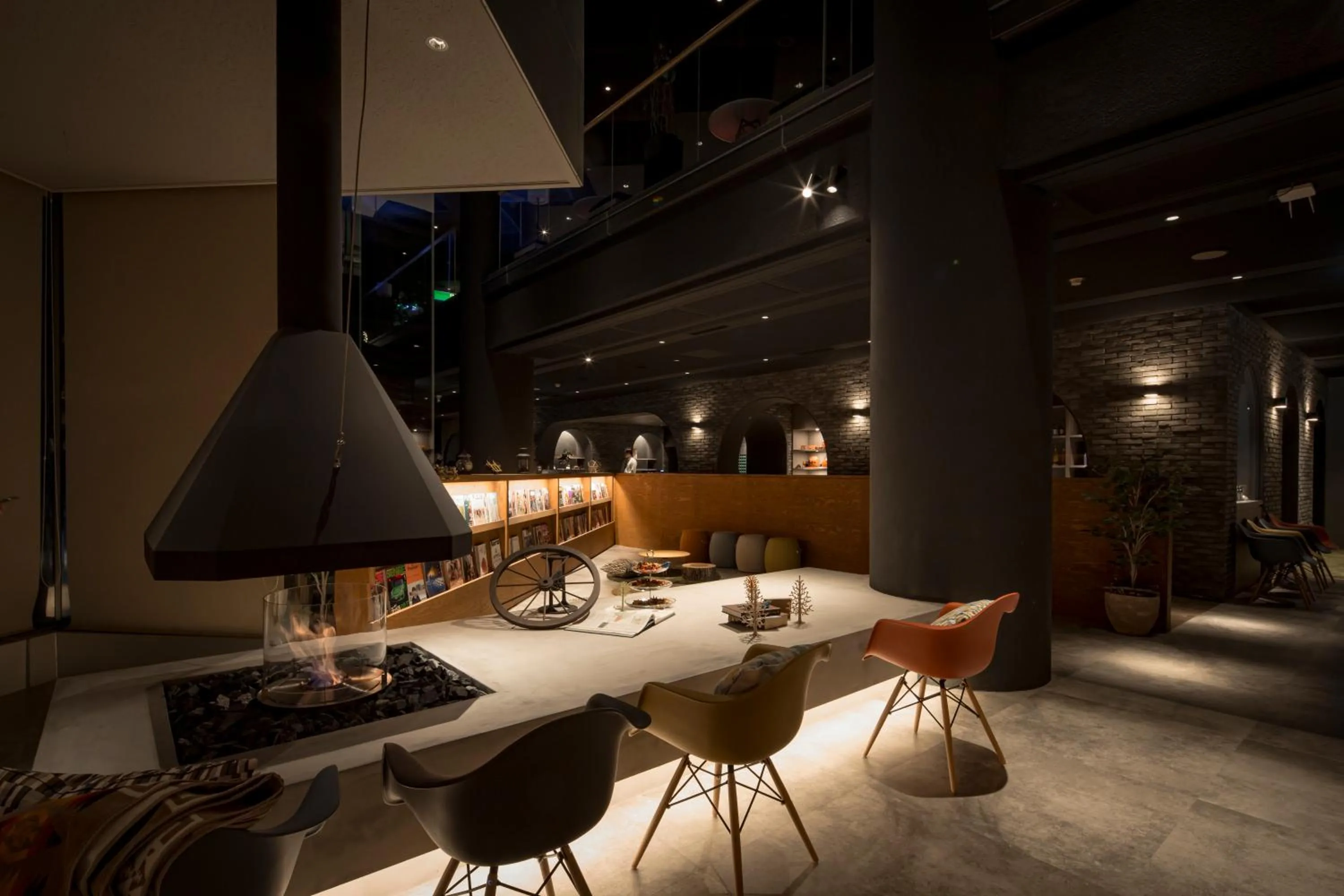 Lobby or reception in Ashibetsu Onsen Starlight Hotel