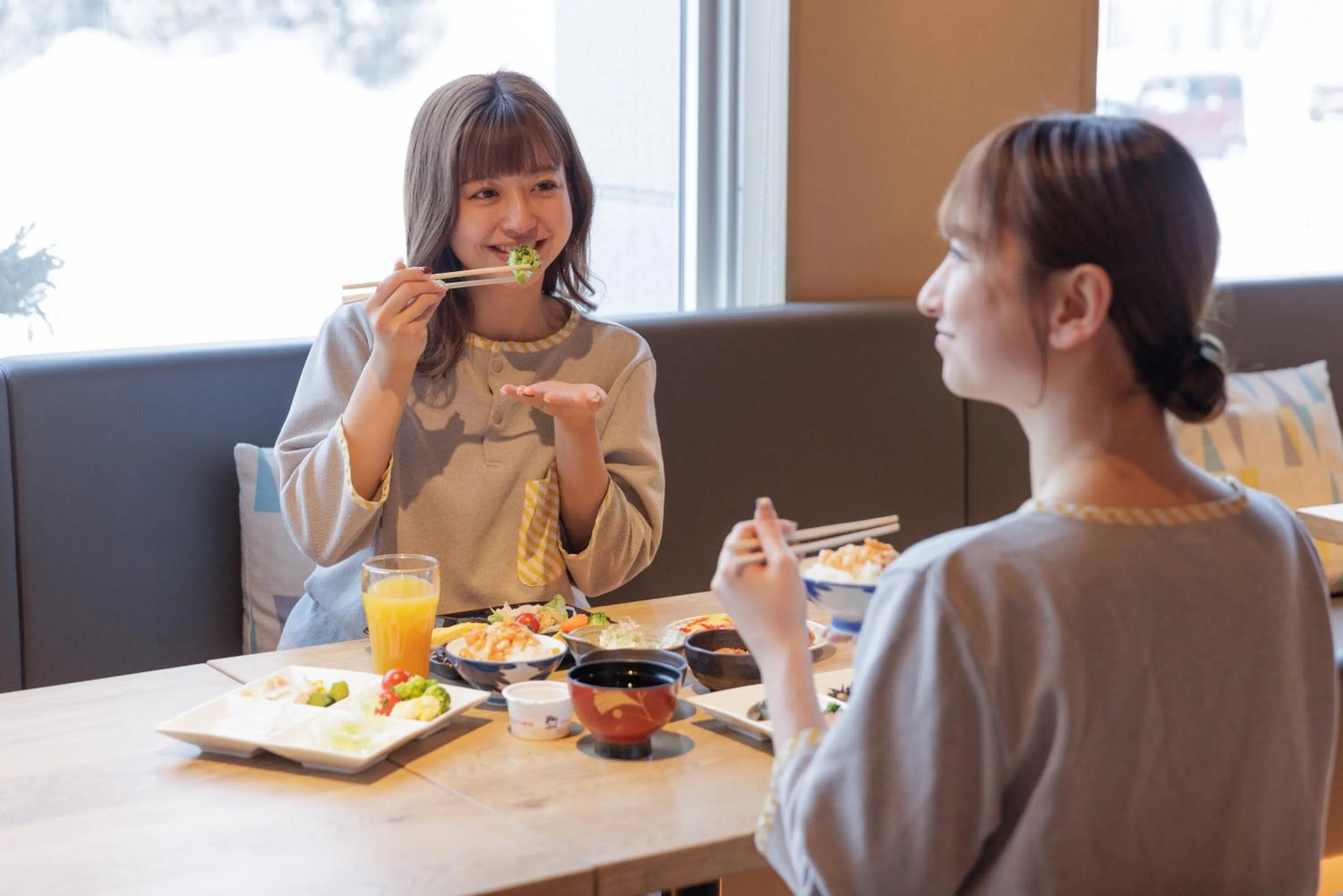 Food and drinks in Ashibetsu Onsen Starlight Hotel