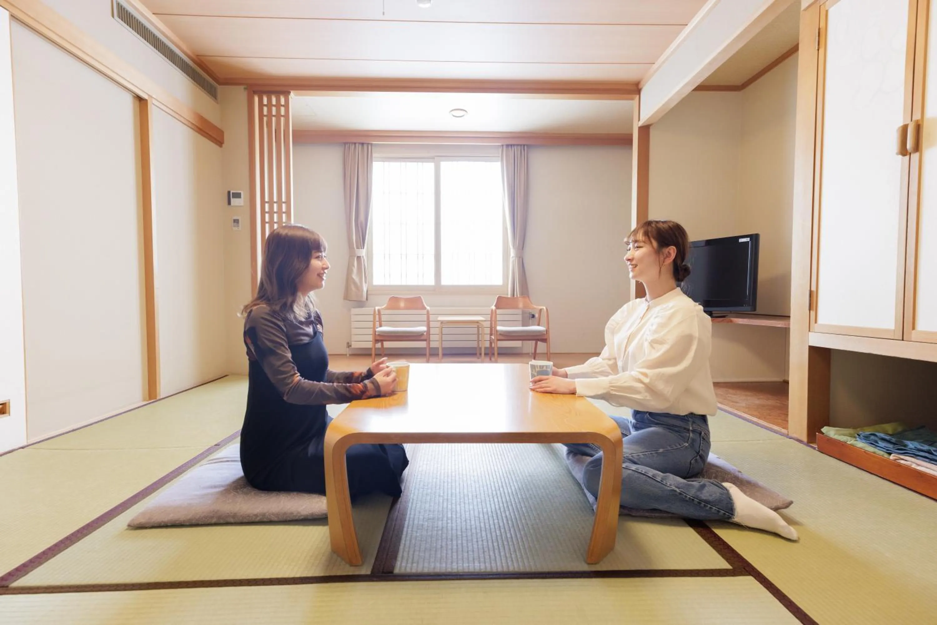 People in Ashibetsu Onsen Starlight Hotel