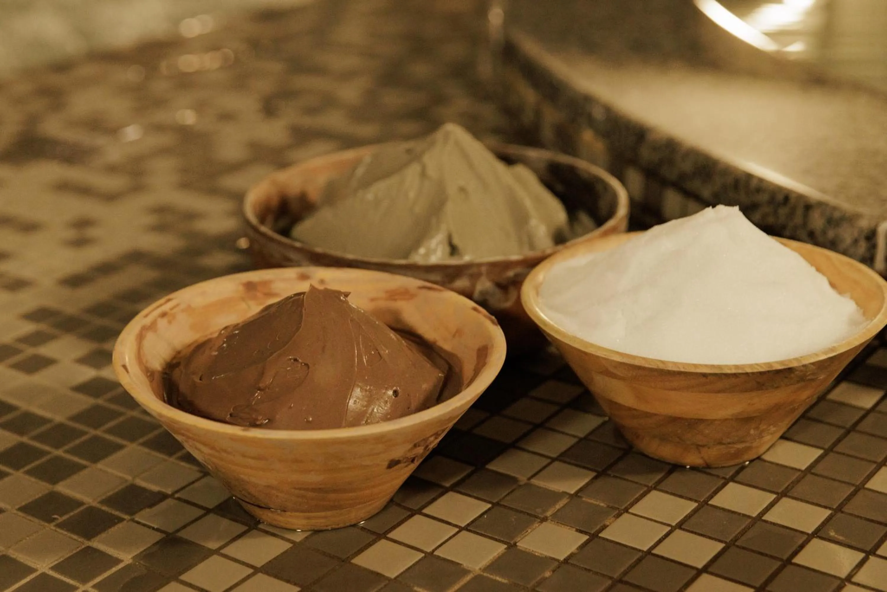 Hot Spring Bath in Ashibetsu Onsen Starlight Hotel