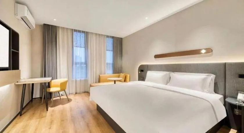 Bed in Jinjiang Inn Hangzhou Lin'an Qianwang Street