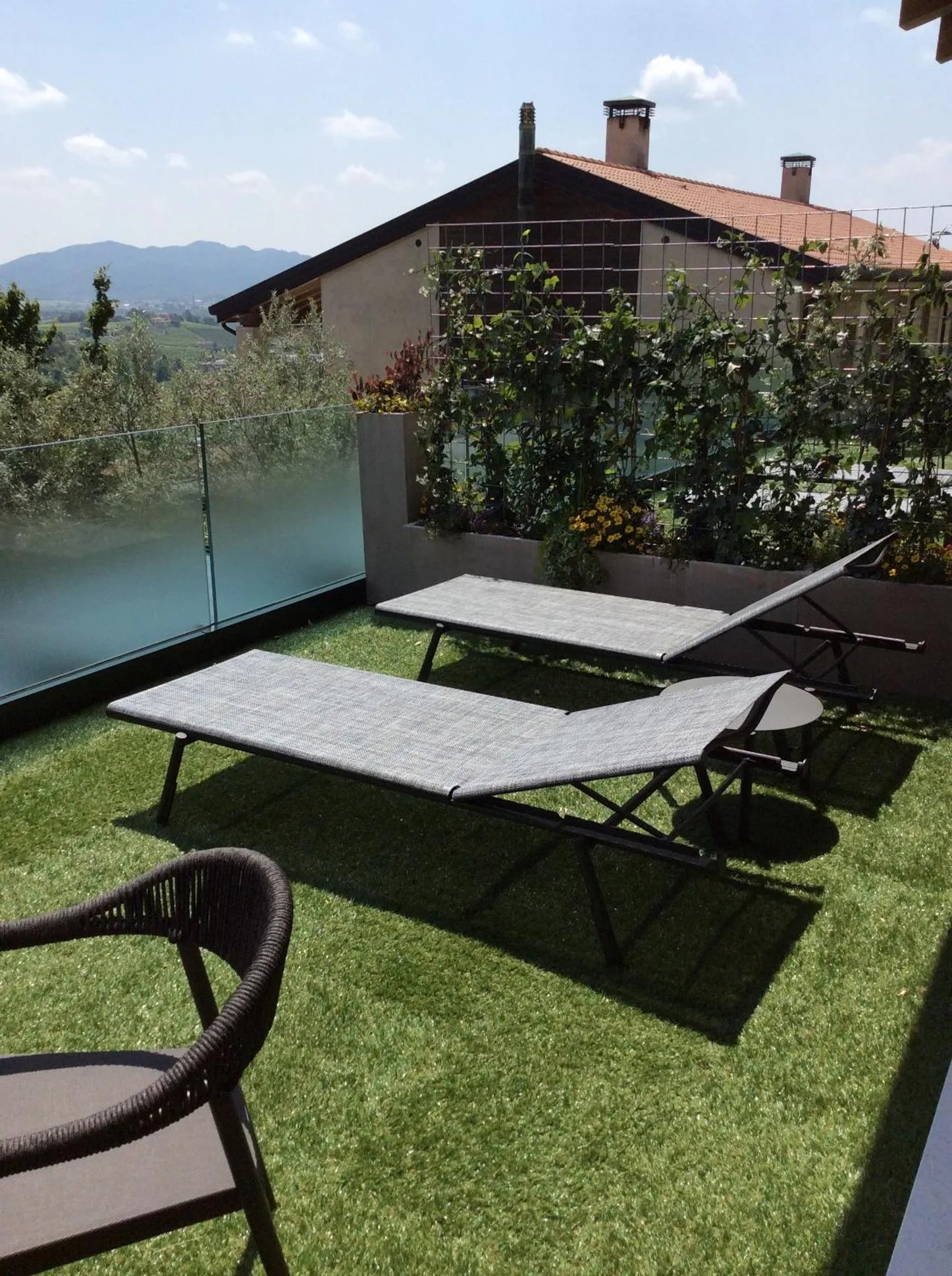 Balcony/Terrace in Agriturismo Vedova