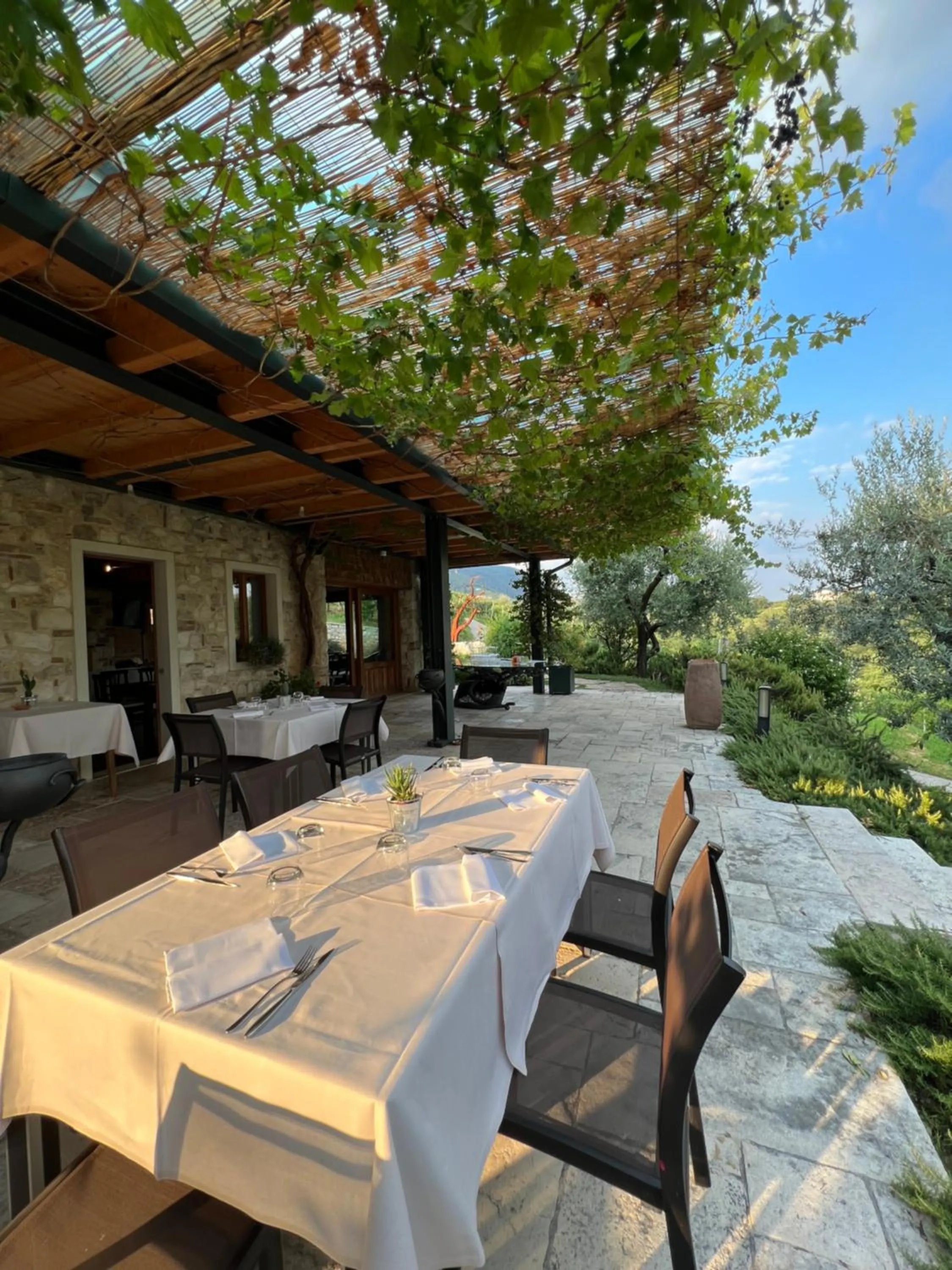Patio in Agriturismo Vedova