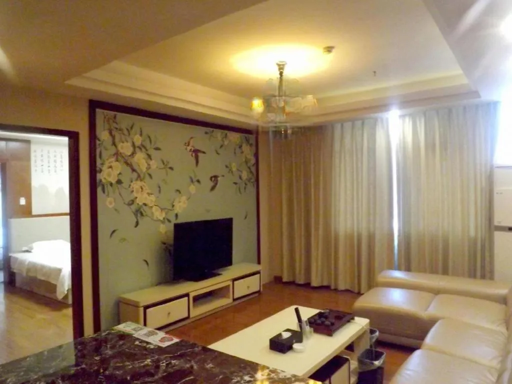 Bed in GreenTree Inn Guangdong Huizhou Chenjiang Intercity Rail Station Business Hotel