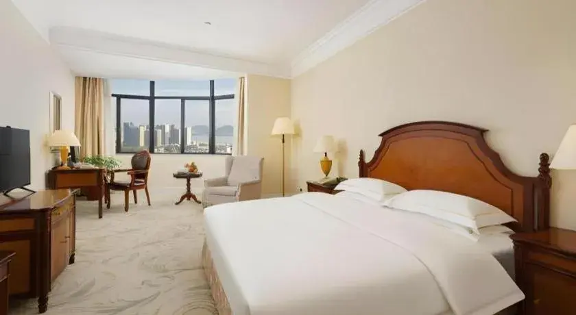 Bed in Shantou Golden Gulf Hotel Bed in Shantou Golden Gulf Hotel