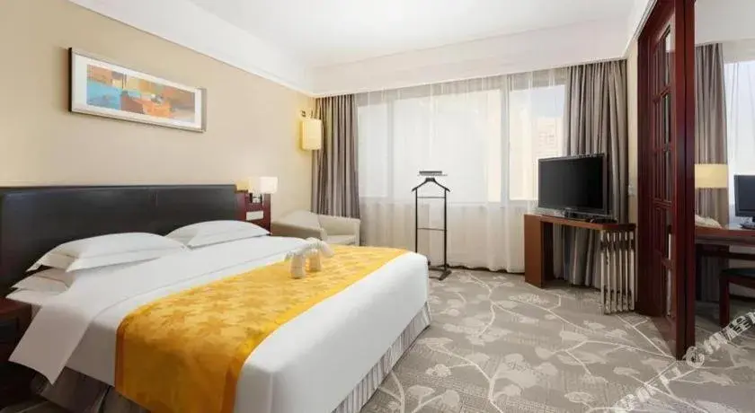 Bed in Shantou Golden Gulf Hotel Bed in Shantou Golden Gulf Hotel