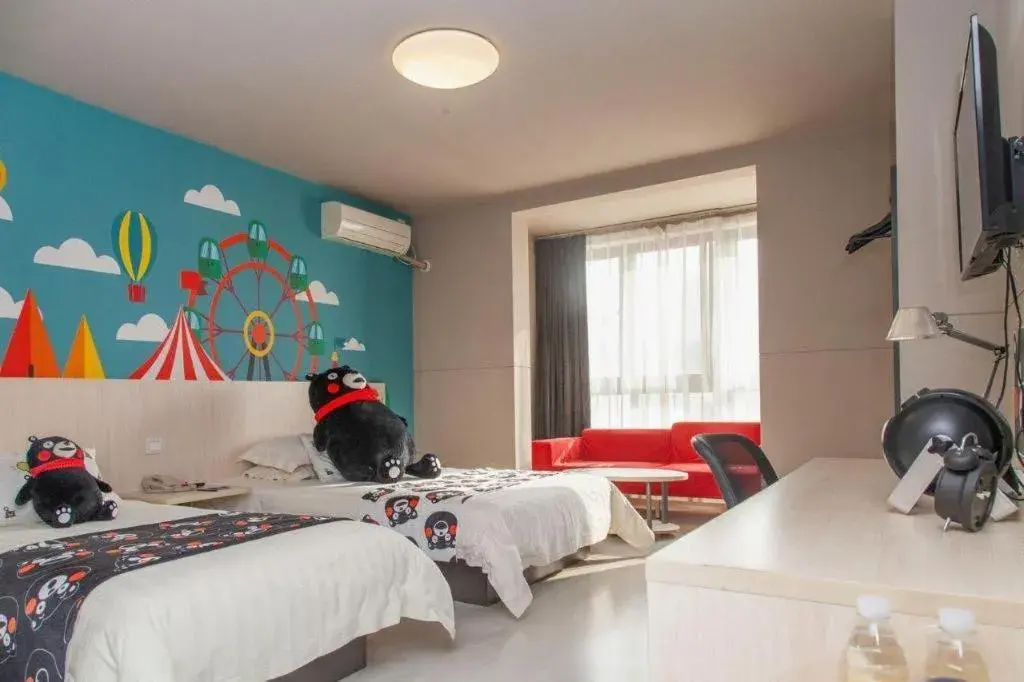 Bed in Jinjiang Inn Zhenjiang Jiangsu University Suning Plaza Bed in Jinjiang Inn Zhenjiang Jiangsu University Suning Plaza