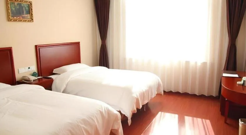 Bed in GreenTree Inn Hebei Langfang Bazhou Railway Station West Yingbin Road Express Hotel