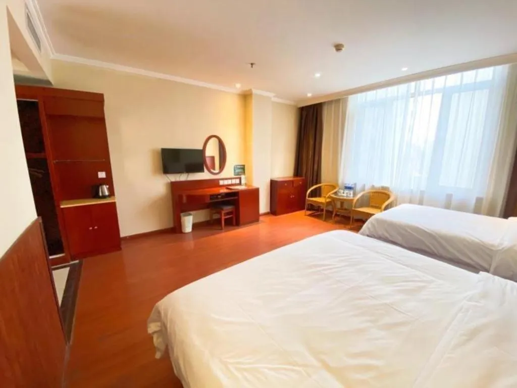 Bed in GreenTree Inn Hebei Langfang Bazhou Railway Station West Yingbin Road Express Hotel