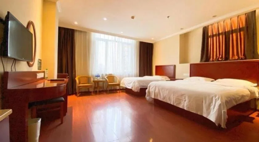 Bed in GreenTree Inn Hebei Langfang Bazhou Railway Station West Yingbin Road Express Hotel