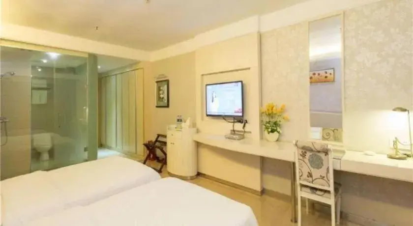 Bed in 7 Days Inn Guangzhou Zoo Huanghuagang Metro Station Bed in 7 Days Inn Guangzhou Zoo Huanghuagang Metro Station