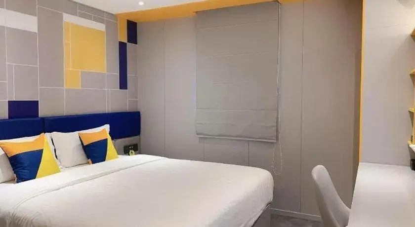 Bed in 7 Days Inn Guangzhou Zoo Huanghuagang Metro Station Bed in 7 Days Inn Guangzhou Zoo Huanghuagang Metro Station