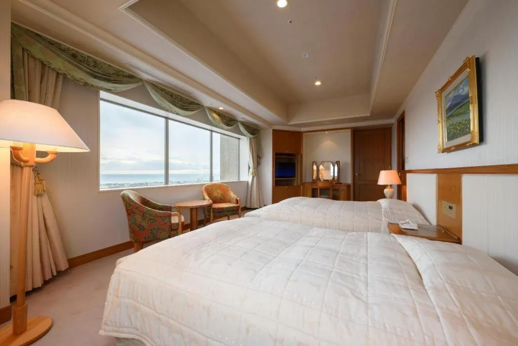 Bed in Grand Hotel New Oji