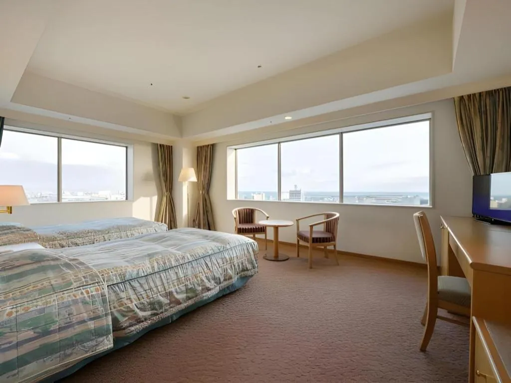 Bed in Grand Hotel New Oji