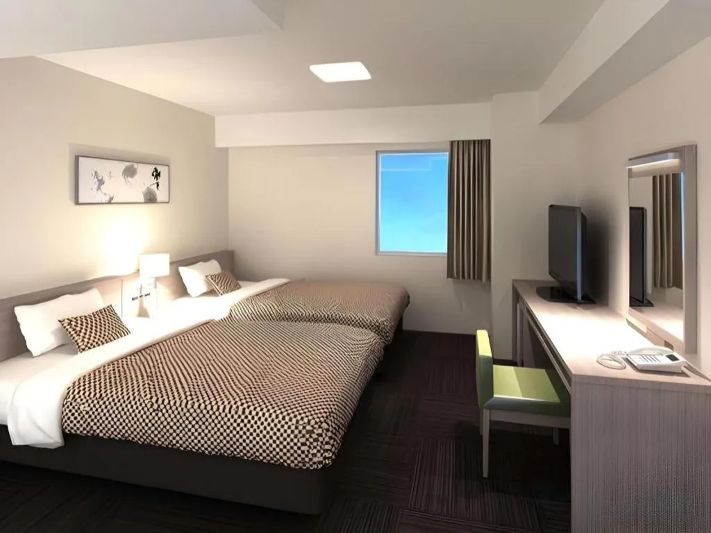 Bed in Spa Land Hotel Naito