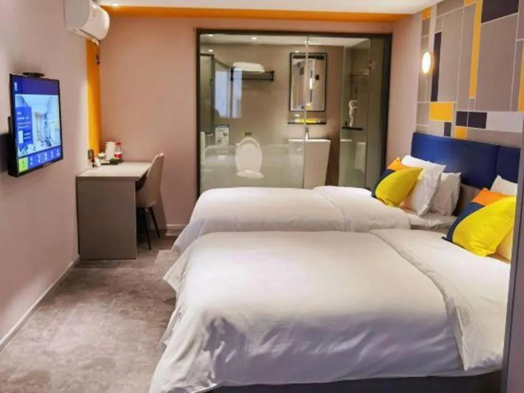 Bed in 7 Days Inn Nanjing Xinjiekou Changfu Street Metro Station