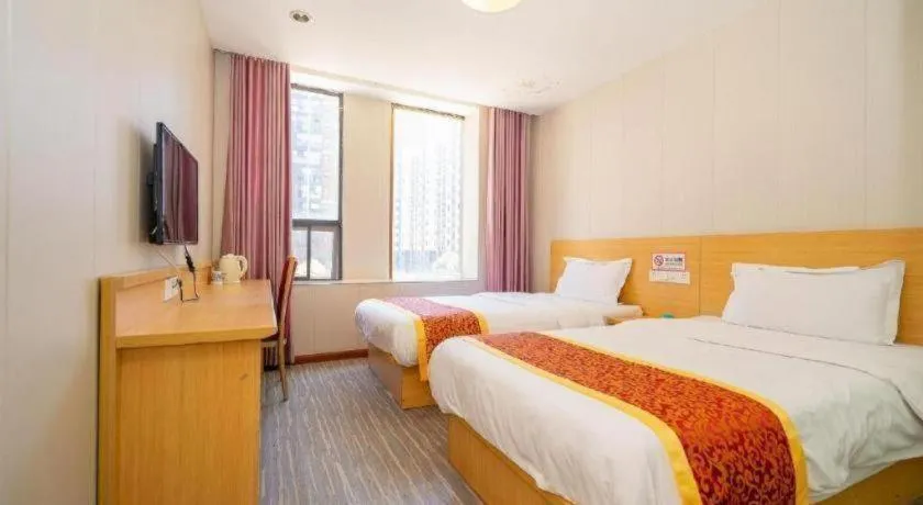 Bed in 7 Days Inn Wuhan Huaqiaocheng Happy Valley