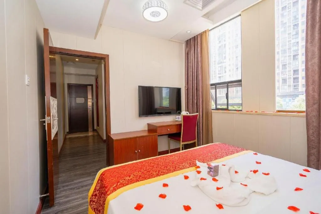 Bed in 7 Days Inn Wuhan Huaqiaocheng Happy Valley