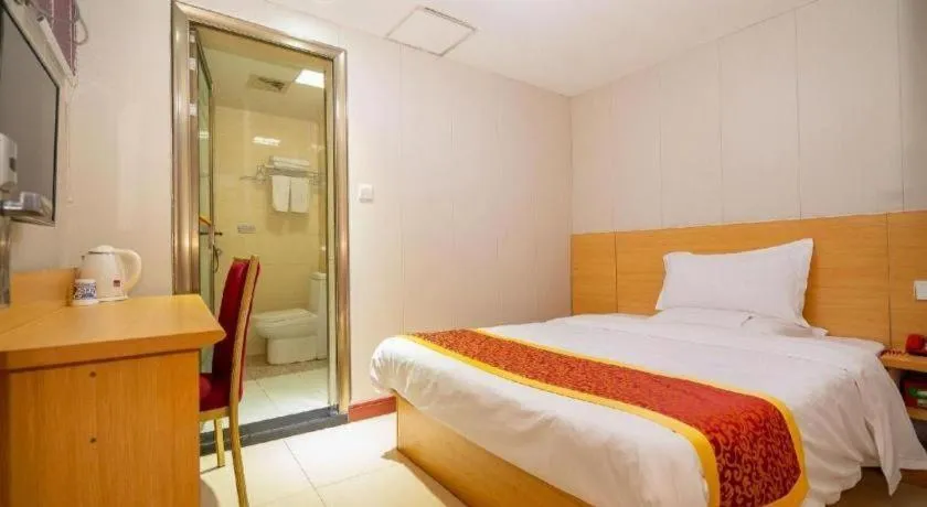 Bed in 7 Days Inn Wuhan Huaqiaocheng Happy Valley
