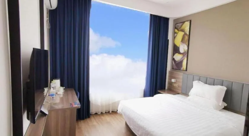 Bed in 7 Days Inn Binzhou Zhanhua Fuguo Road