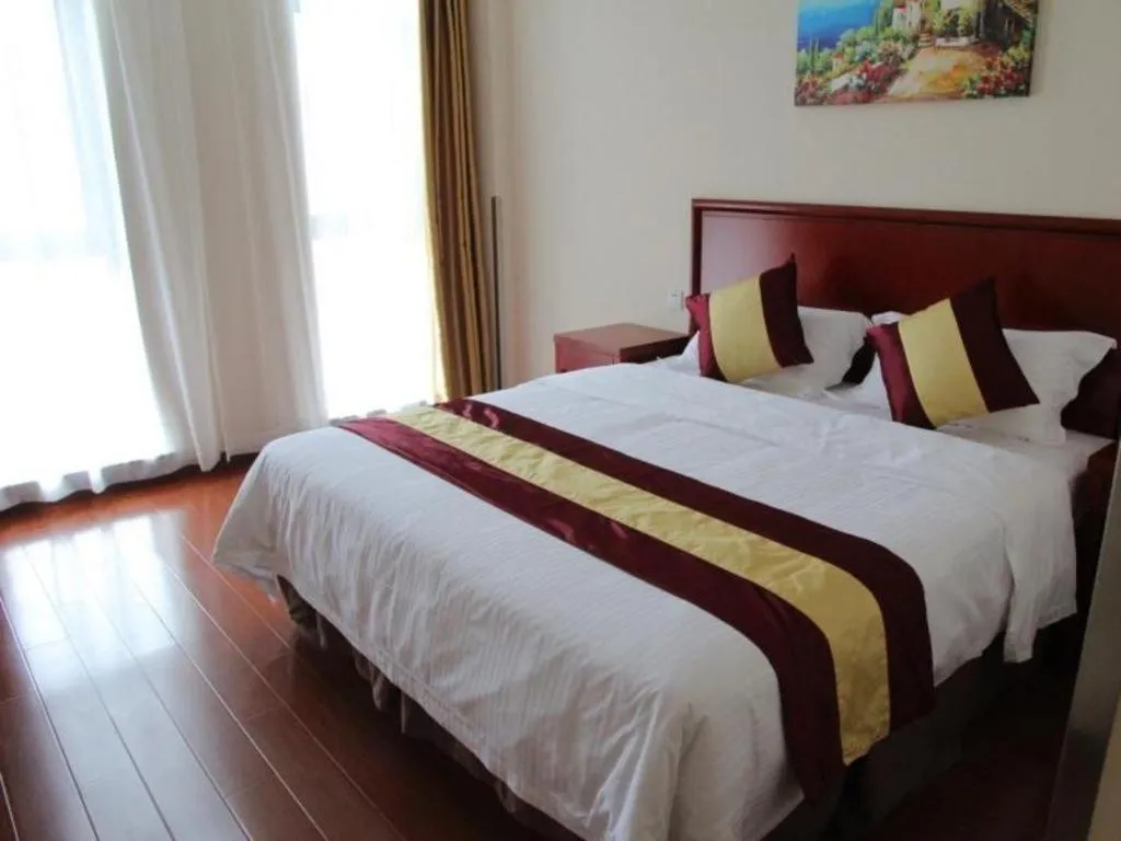 Bed in Greentree Inn Shanghai Middle Xinfu Road Huazhi Road Business Hotel