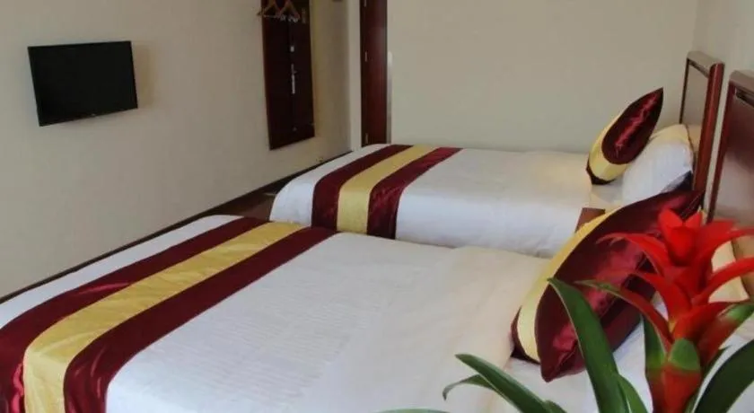 Bed in Greentree Inn Shanghai Middle Xinfu Road Huazhi Road Business Hotel