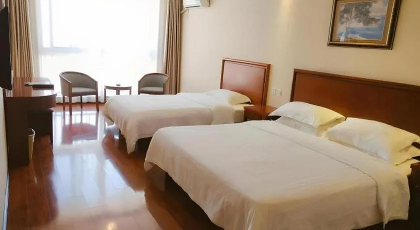 Bed in GreenTree Inn Xuzhou High Speed Railway Zhangqian Square Business Hotel