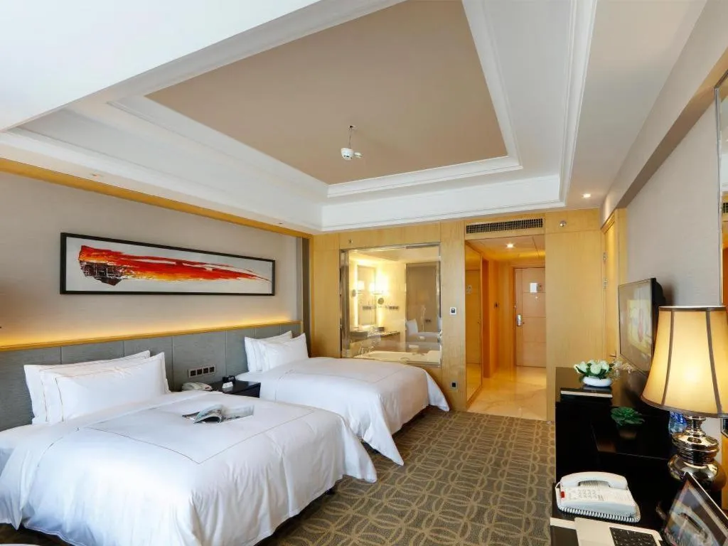 Bed in Wyndham Grand Plaza Royale Mingfa Zhangzhou