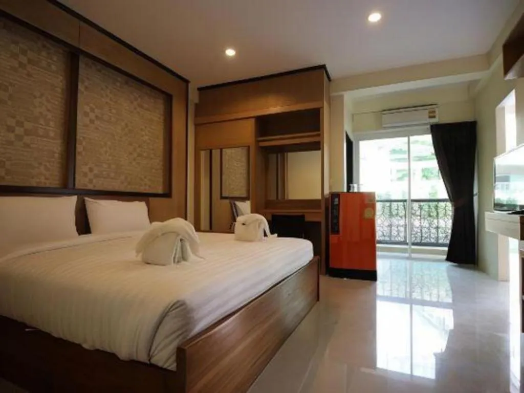 Bed in Mon Muang Hotel
