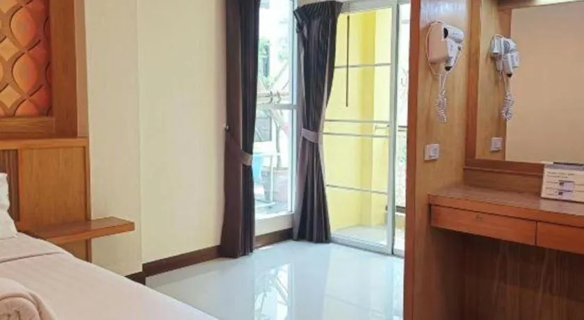 Bed in Mon Muang Hotel