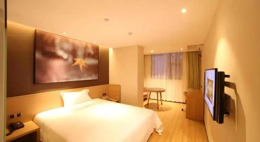 Bed in IU Hotel Guangzhou Taihe Square Branch Bed in IU Hotel Guangzhou Taihe Square Branch