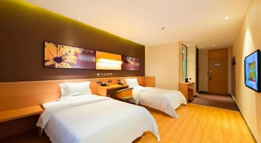 Bed in IU Hotel Guangzhou Taihe Square Branch