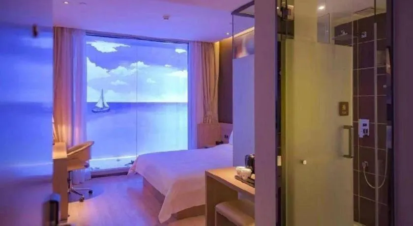 Bed in IU Hotel Guangzhou Taihe Square Branch