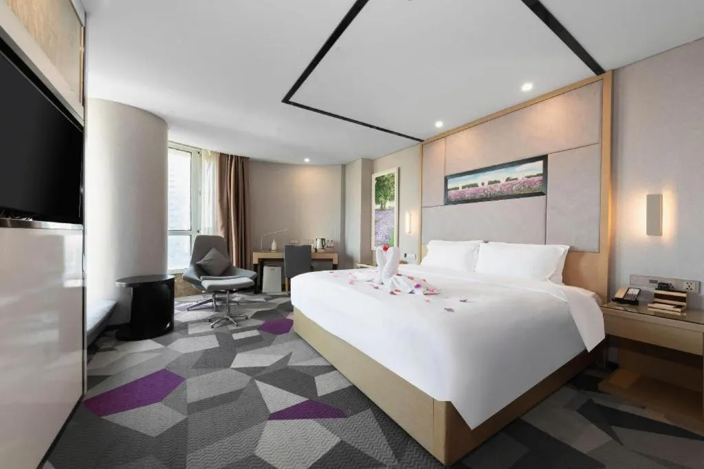 Bed in Lavande Hotel Nanchang Ai Xi Hu Subway East Station Branch