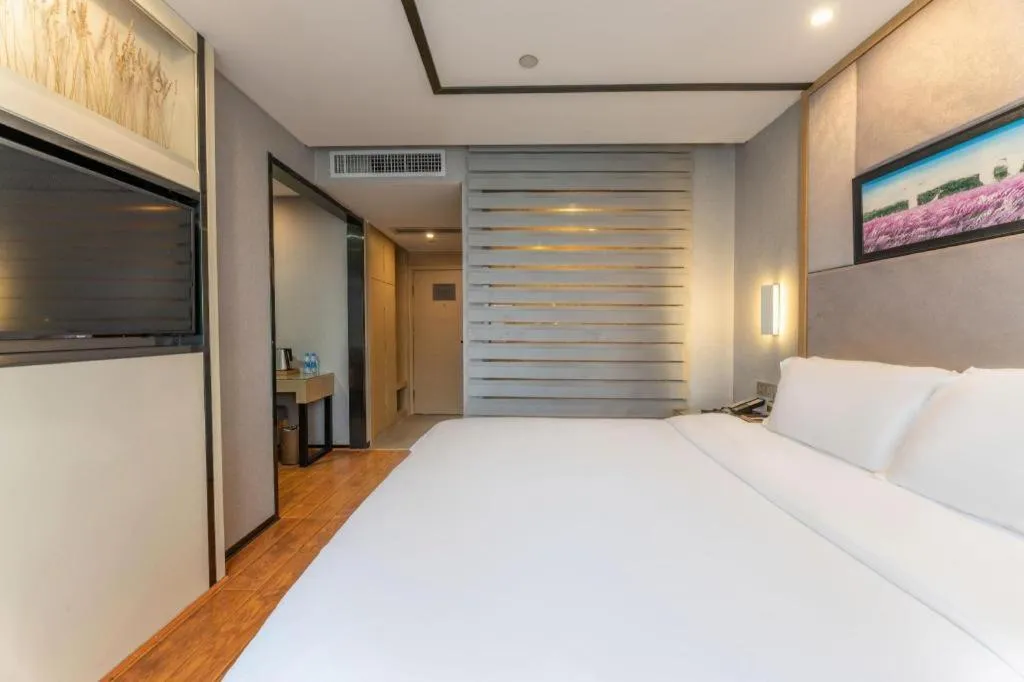 Bed in Lavande Hotel Nanchang Ai Xi Hu Subway East Station Branch